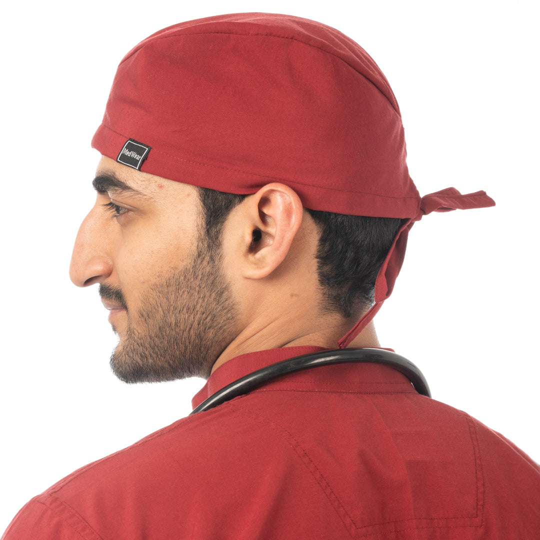 Scrub Cap for Men | Maroon