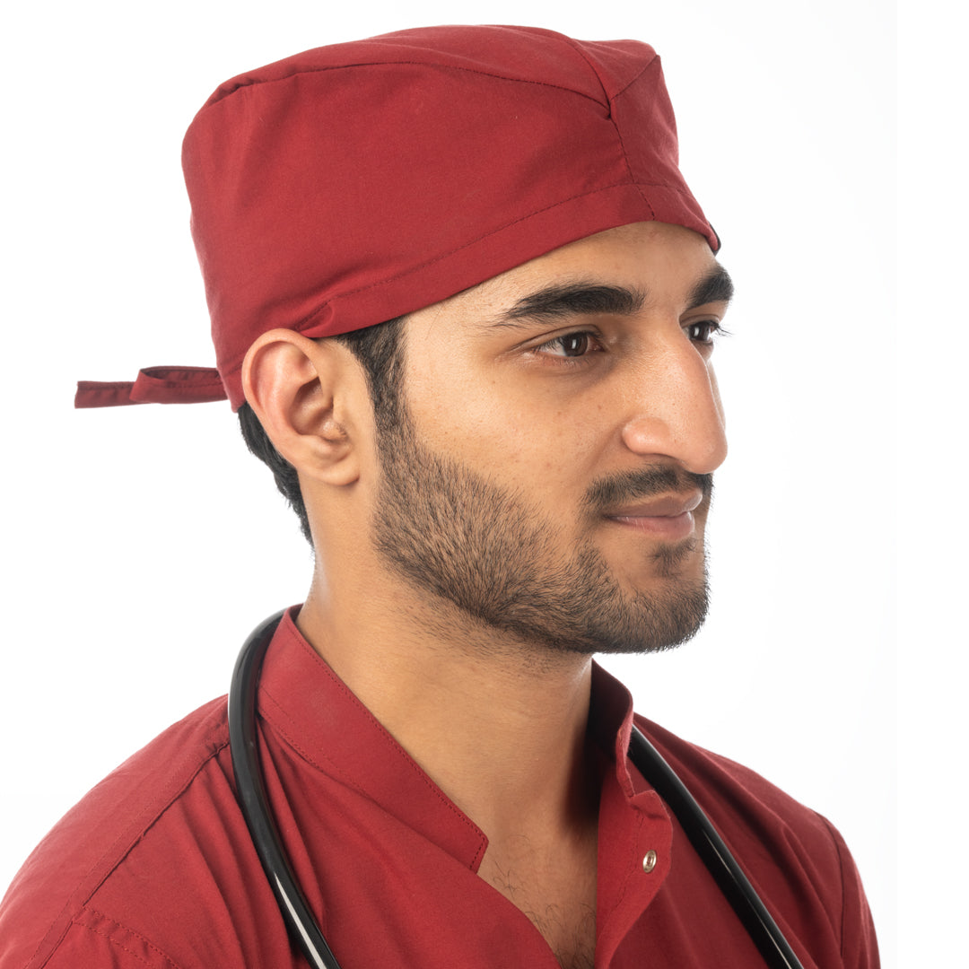 Scrub Cap for Men | Maroon
