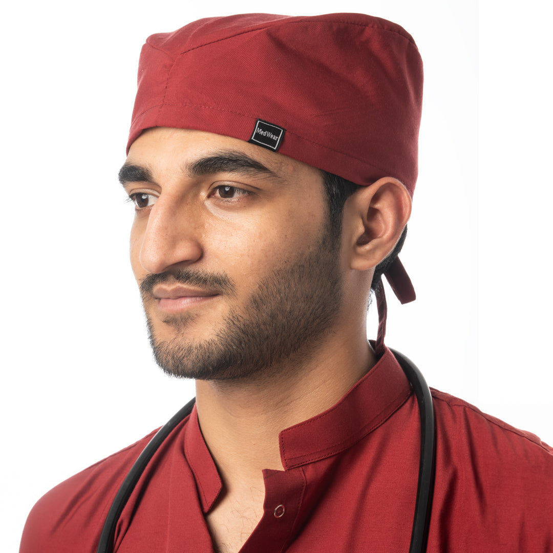 Scrub Cap for Men | Maroon